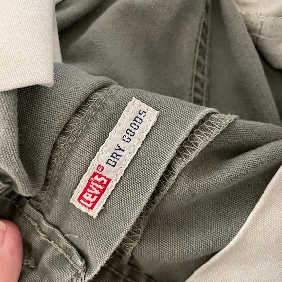 Levi’s Dry Goods Vintage Cargo Pants, 1990’s, Olive Green